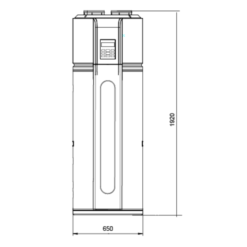 MIDEA BOMBA DE CALOR ACS RSJ-35/300RDN3-F1