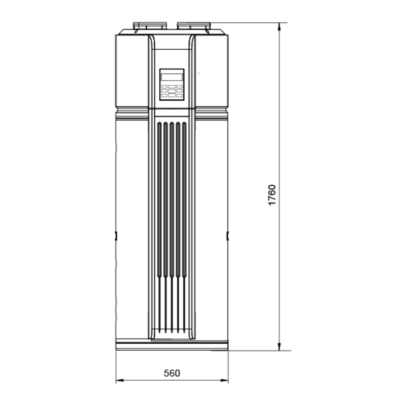 MIDEA BOMBA DE CALOR ACS RSJ-15/190RDN3-F1