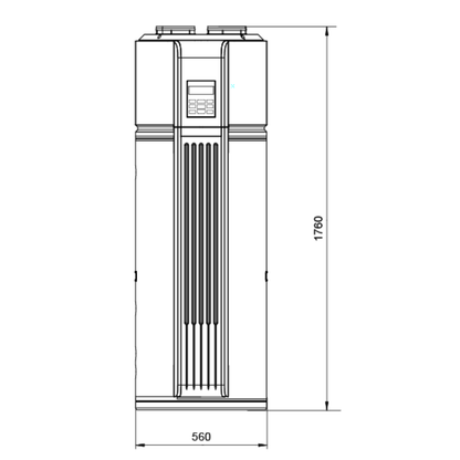 MIDEA BOMBA DE CALOR ACS RSJ-15/190RDN3-F1