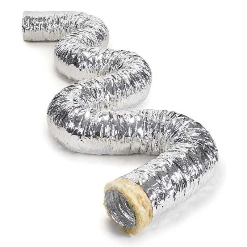 Instalación tubo flexible aislado ventilación