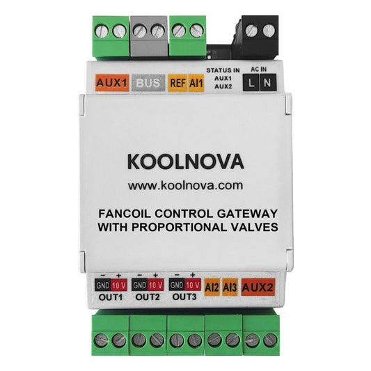 Control adaptativo de fancoils KOOLNOVA 100-G010V0 | 0–10 V
