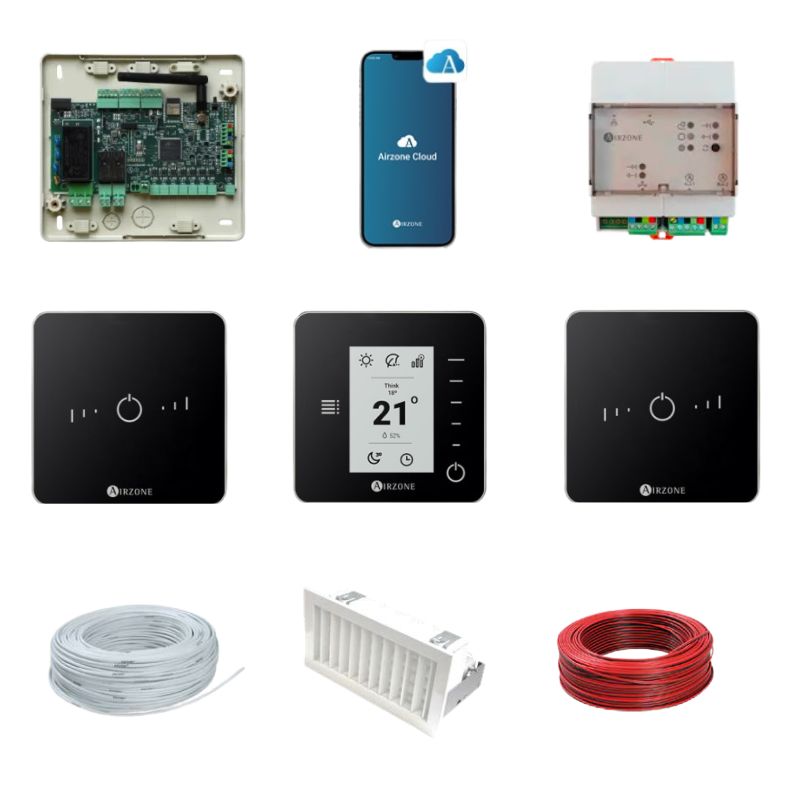 AirZone Ready 3Z | Pack 3 estancias aire acondicionado | Airzone Flexa