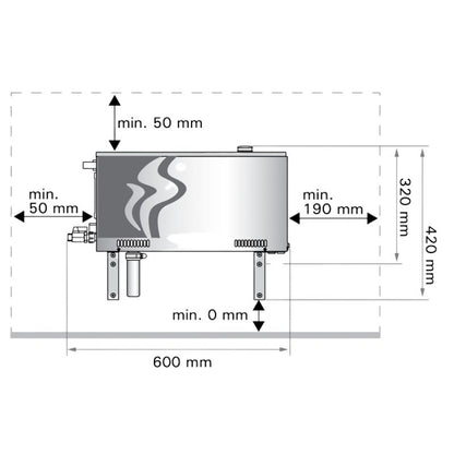 Generador de vapor Harvia HGX