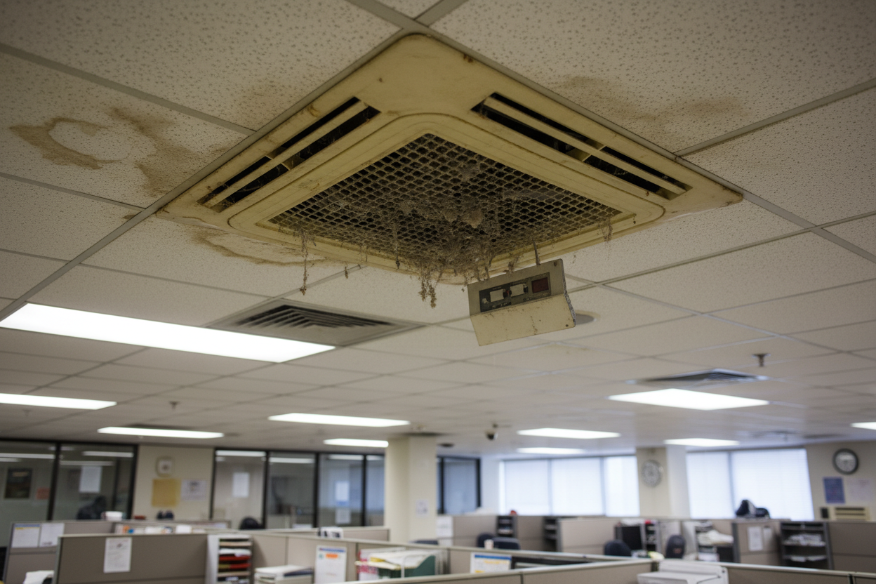 aire acondicionado cassette , viejo 