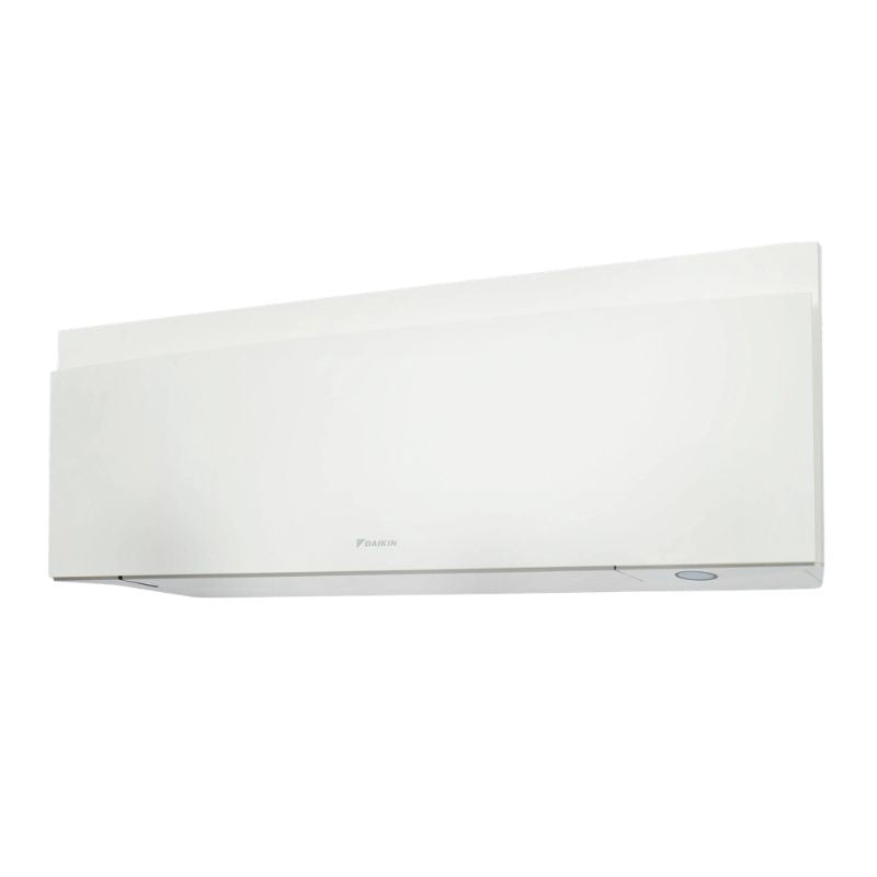 Unidad interior Daikin Emura 3 FTXJ25AW9 blanco mate, vista lateral izquierda