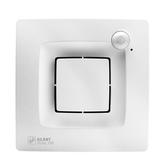 Extractor de baño SILENT DUAL 100 | Sensor humedad y presencia | S&P